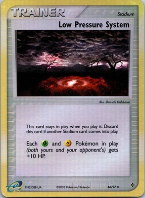 Low Pressure System Uncommon Dragon 86/97 MP Pokemon TCG