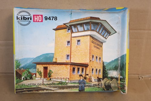 KIT MODELO CAJA SEÑAL KIBRI 9478 ESCALA HO DB STELLWERK GEISLINGEN STEIGE encendido | Condition: New
