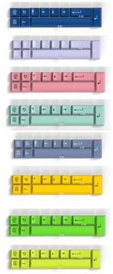 11pcs/Set ABS Doubleshot Cherry Profile 6.25u Spacebar ESC Enter Arrow Keycaps