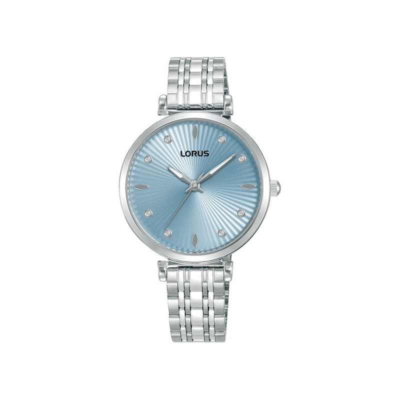 Lorus Ladies Blue Dial Stainless Steel Watch RG257XX9 RRP £59.99