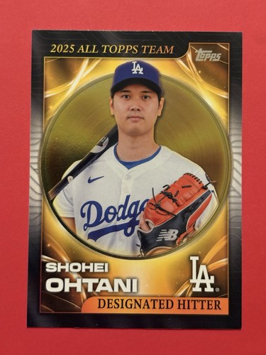SHOHEI OHTANI (2025 All Topps Team Gold Foil Insert) 2026 Topps Series 1 #ATT-9