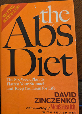 The Abs Diet David Zinczenko & Ted Spiker Hardcover Dust Jacket