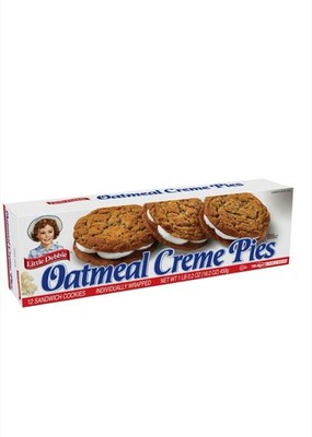 3 PK - Little Debbie Oatmeal Creme Pies   Individually Wrapped 16.2 oz