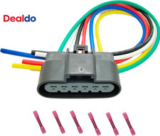 6 Wires Trailer Brake Continue Relay Assembly Connector Wiring Harness Pigtail P