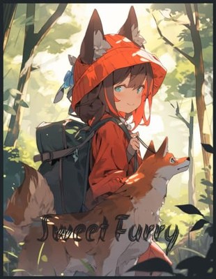 Kashton - Sweet Furry  Coloring book for people who love Furries - New - P555z