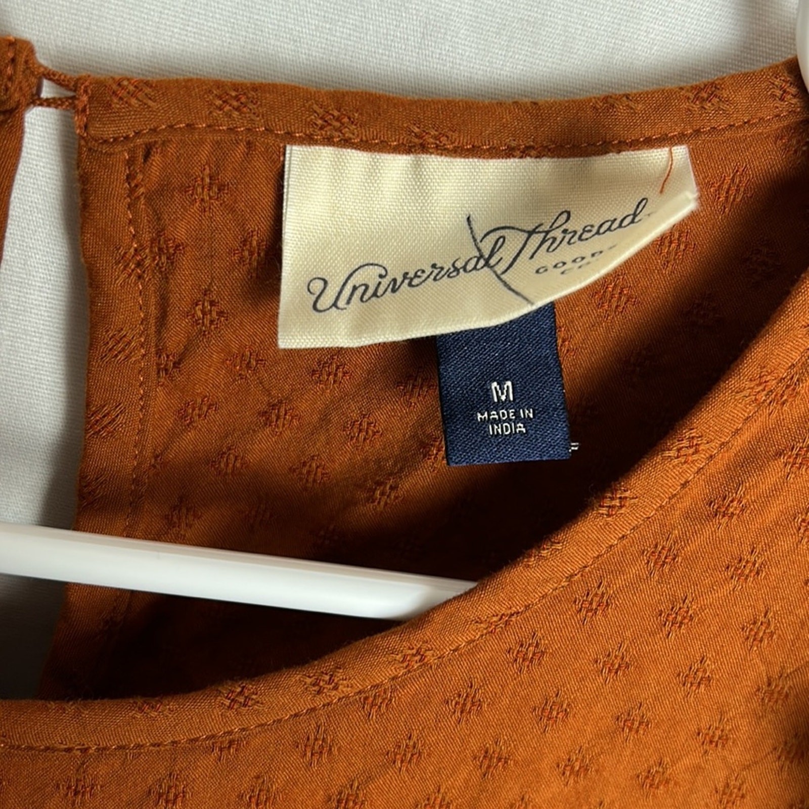 Universal Thread Pumpkin Eyelet Ruffle Dress size… - image 8