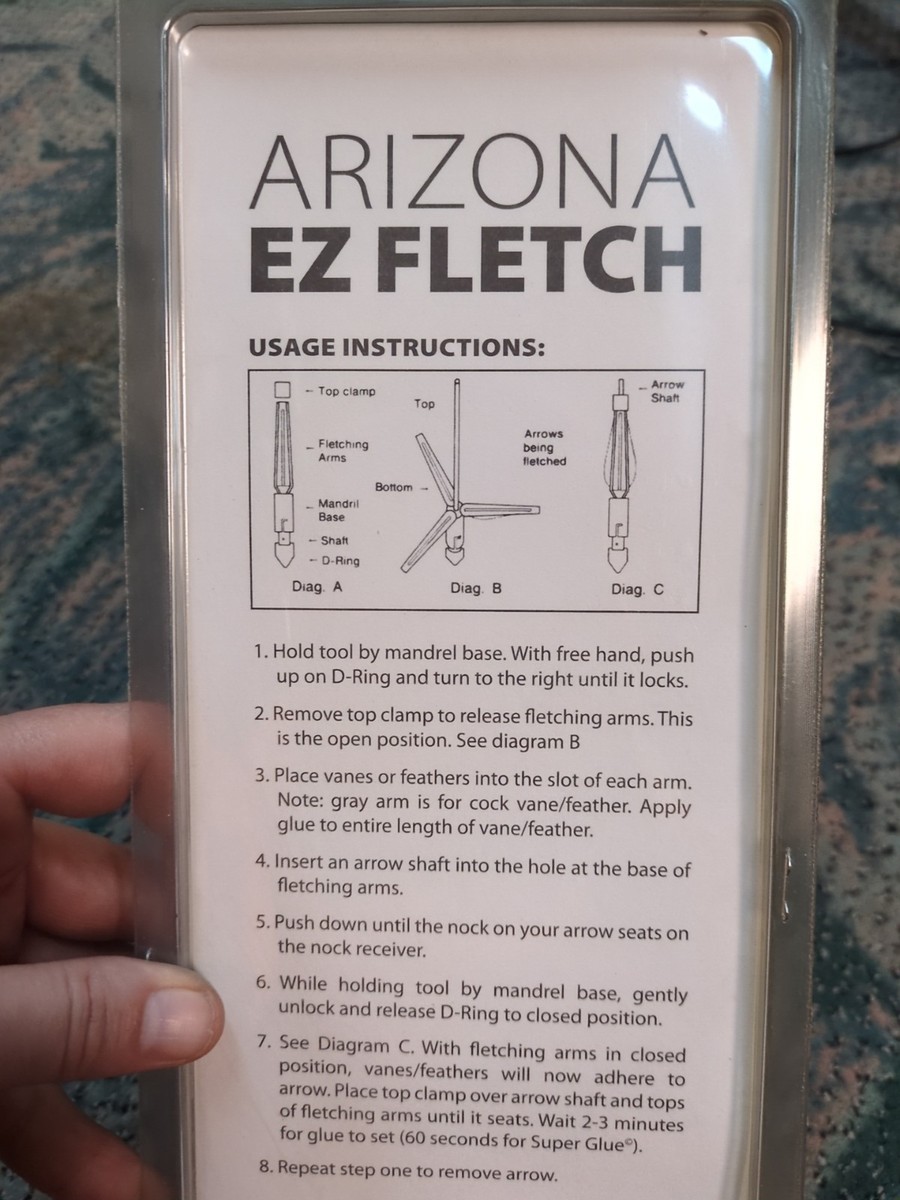 Arizona EZ Fletch Pro LT1 - Gabarit Hélicoïdal Gauche En Alu Pour Flèches - Neuf