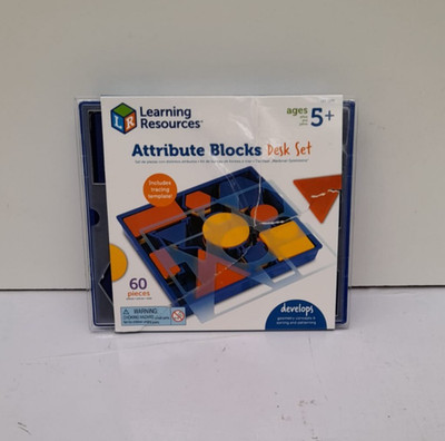 Learning Resources Attributblock Schreibtisch-Set in Kunststoff-Aufbewahrungsfach