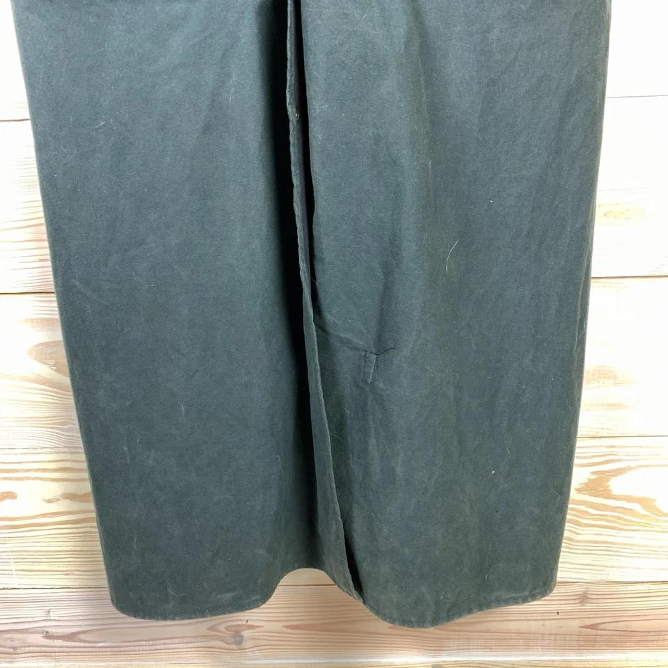 Abrigo Chaqueta Plumero XL Impermeable Verde Negro Driza-Bone Oilskin Encerado Foto 2 de 4