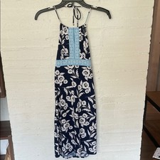 Ann Taylor Loft Halter Sundress Sz 00P Washable