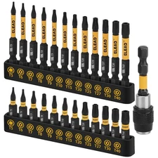 Tamper Proof Torx Bit Set: 25 Pieces T5-T40 Torx Security Bits Set | Torque Star