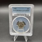 1943 Silver Mercury Dime 90% Silver PCGS Brilliant Uncirculated