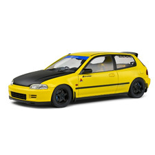 Honda Civic EG6 SiR II SPOON 1991 YELLOW/BLACK 1:18 Solid Road Cars -I- Mod