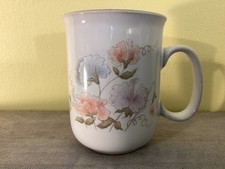 Vintage DENBY STONEWARE Coloroll  Dauphine ENCORE Sweet Pea Straight Sided MUG