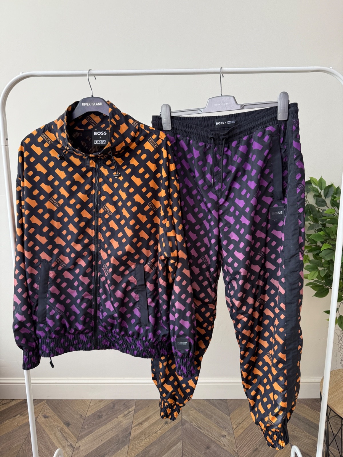 Hugo Boss x Khaby Windbreaker Tracksuit Set Mens thumbnail 2