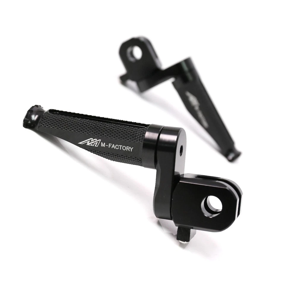 Extensión de estriberas negras Shinobi de 25 mm para Honda CBR250R / ABS 11-17 16 15 Foto 4 de 4