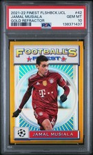 2022-23 Topps Jamal Musiala Platinum Curated UEFA Soccer Cards Checklist 10