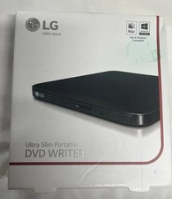 LG 8x Portable External DVD/RW Drive - Black SP80