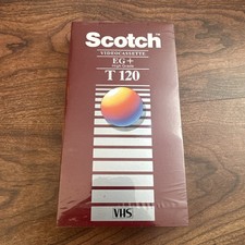 New Sealed Scotch EG High Grade T-120 VHS Tape Blank