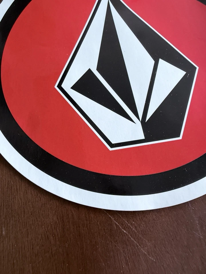 12.5” Volcom Stone Sticker Made By Marketing Special Red Color - Image 3 of 4