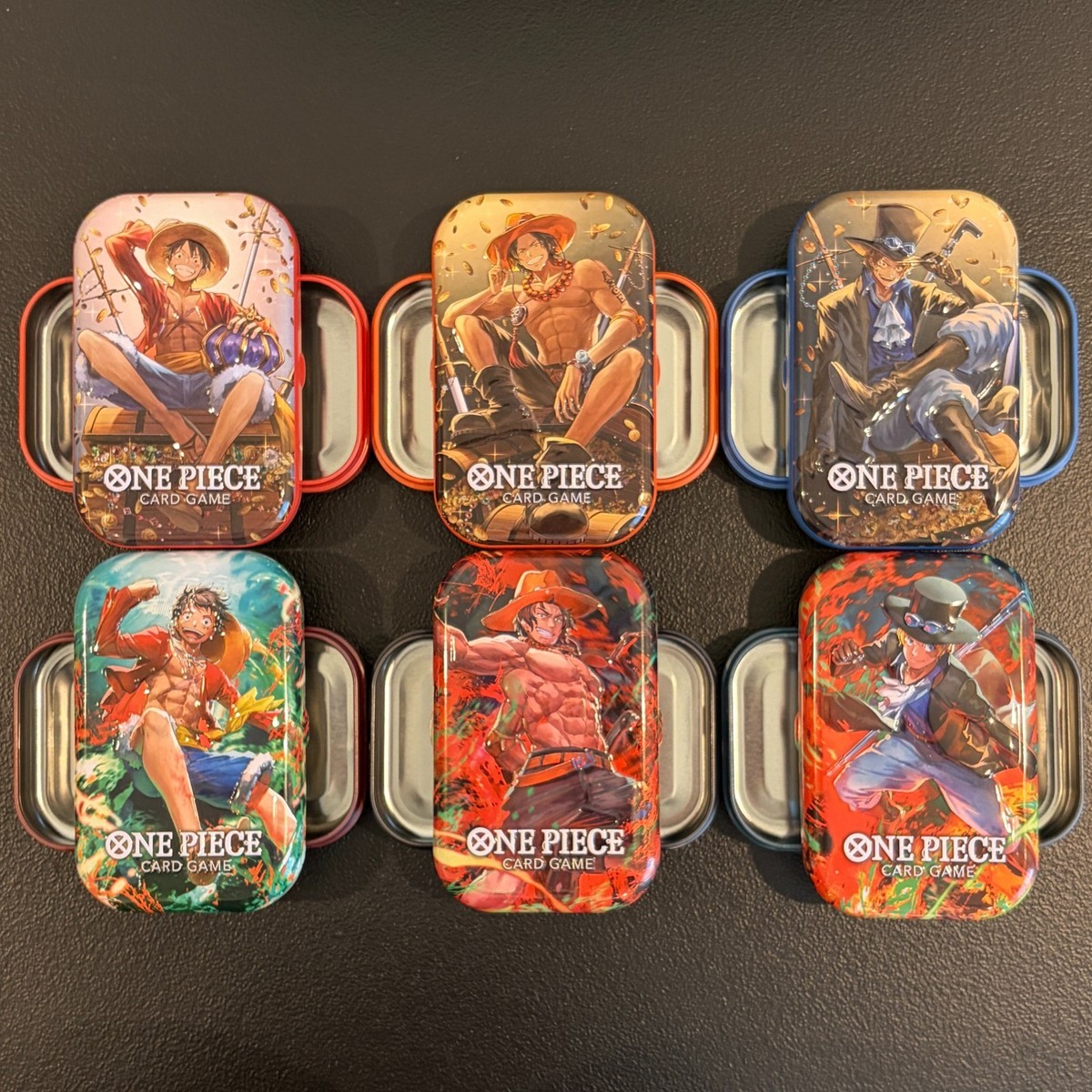 EMPTY) One Piece Card Game Mini Tin Vol.1 Asian Limited - (6 EMPTY