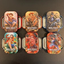 (EMPTY) One Piece Card Game Mini Tin Vol.1 Asian Limited - TINS ONLY