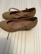 Bloch Women s Tan/Nude Character Dance Shoes with Ankle Strap, US 7.5