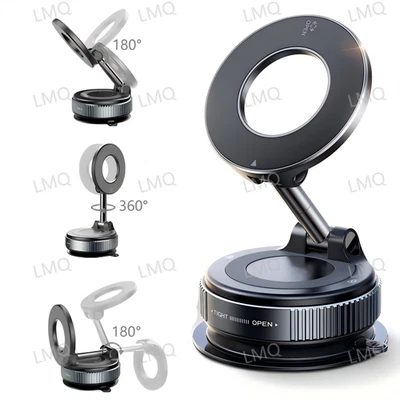 MARKENLOS Magnetische Handyhalter Auto Universal KFZ Vacuum Suction Handyhalterung 360°