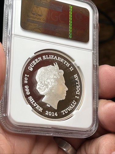 2014 Tuvalu $1 Augusta Saint Garden’s proof 70 alter cameo NGC - Picture 9 of 12