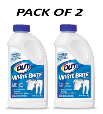 Out White Brite Laundry Whitener, 28 Ounces pack of 2