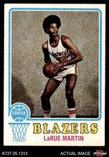 1973 Topps #89 Larue Martin Trail Blazers Loyola University Chicago 4 - VG/EX