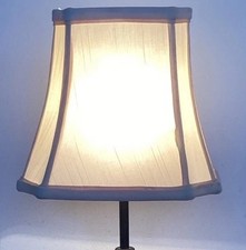 Classic Traditional Silk Cream Table Lampshade H22cm xW26cmxD19cm