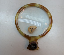 Art Deco Bakelite Magnifying Glass Round Lens Glass Made in Japan 2 Inch