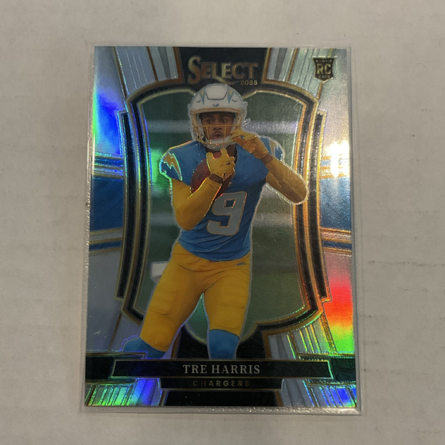 Panini 2025 Select Rookie Tre Harris Silver Prizm Chargers NFL Card #101