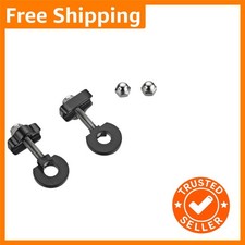 Set of 2 Alloy Chain Tugs for BMX/TRIALS - 10mm Axle Adjusters in Black