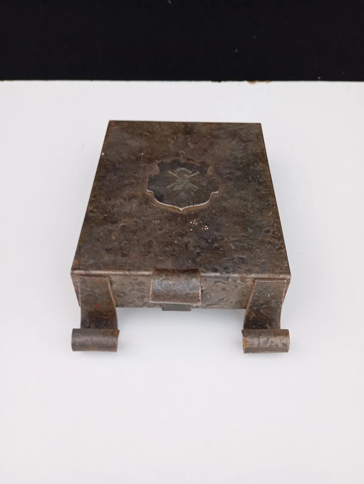 Ancien Très Joli Porte Lettre Courrier en fer " Old Letter Holder " Vintage  - Photo 4/4