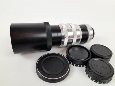 KMZ TAIR-11 ''T'' 133mm f/2.8 EXTREMELY RARE Soviet CINEMA LENS M39 MOUNT #000217