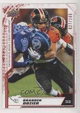 2020 Upper Deck CFL Red 27/165 Branden Dozier #18 0kr6
