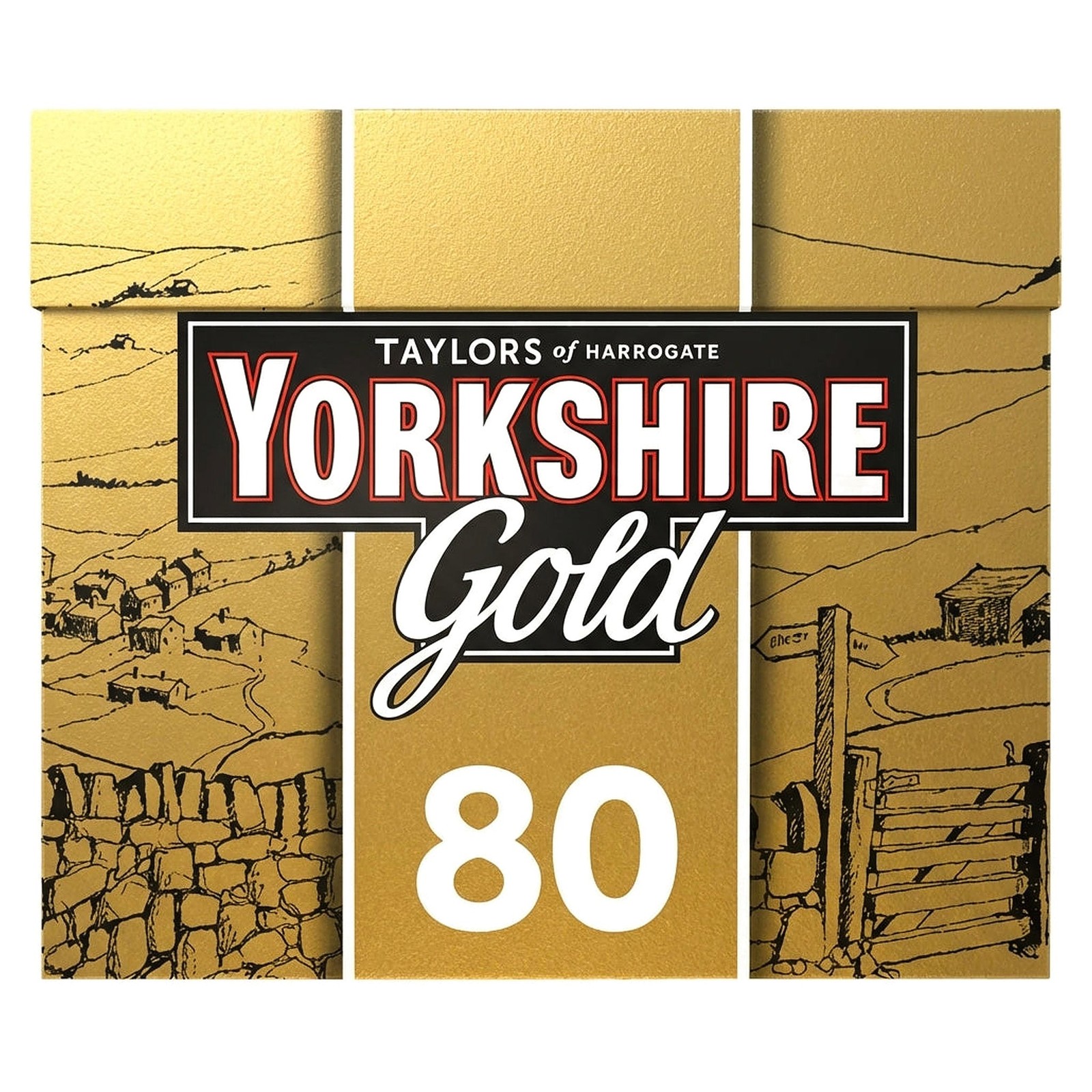 Taylors Of Harrogate Yorkshire Gold 80 Tea Bags 250G - Image 2