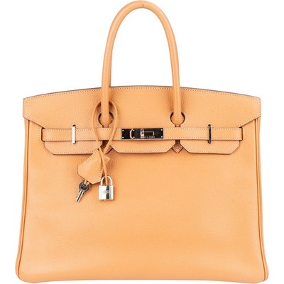 Hermès Fjord  Birkin 35 Handbag    Hardware Tasche