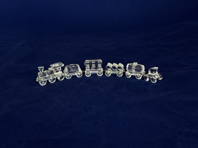 Swarovski Crystal 6 Piece Train Set with Boxes and Certificates