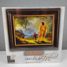 SunsOut Puzzle Greg Olsen Art Take My Hand 550 Pc Jigsaw Religious Brand NEW
