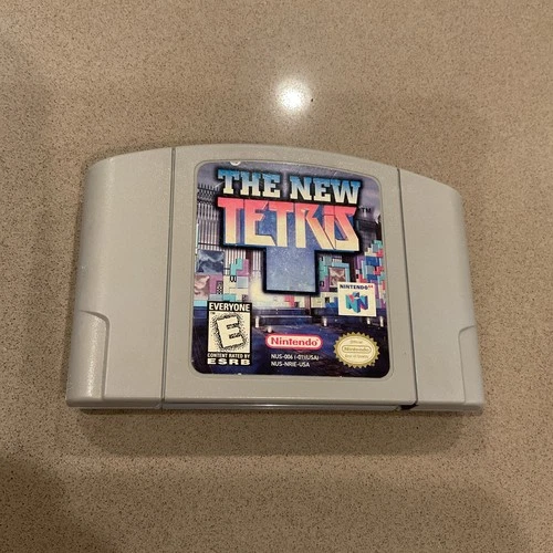 The New Tetris - Nintendo 64 (N64) Authentic