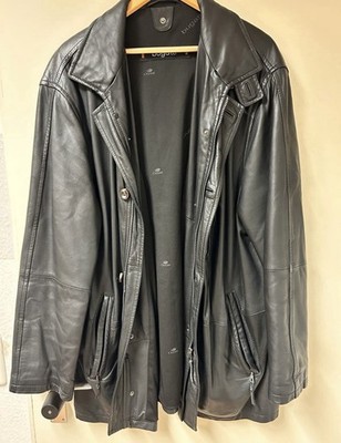 Bugatti Herren Lederjacke   Lamm Nabuk   Größe 54/XL