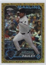 2024 Topps Chrome Update Gold Mini-Diamond Refractor 33/50 Graham Pauley 0q7p