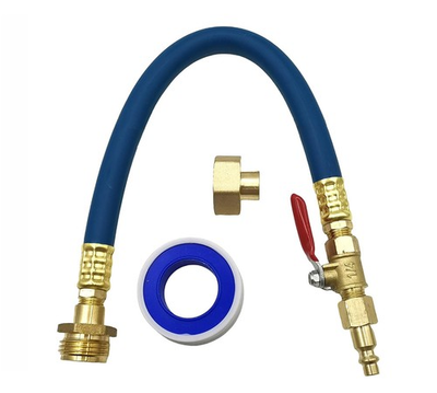 #ad 16.9quot; Winterize Sprinkler System Kit with Shut Off Valve1 4quot; Air Compressor ... $21.92