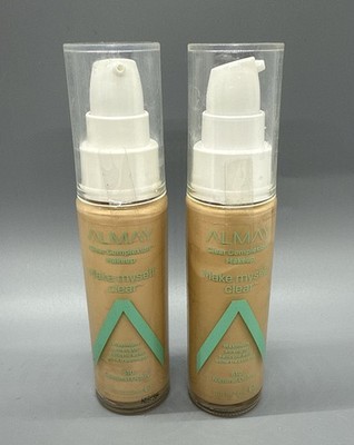 Almay Clear Complexion Makeup - Make Myself Clear #510 NATURAL OCHRE *2 Pack*