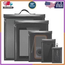 5 Pack Faraday Bags RFID Signal Blocker for Laptops Tablets Phones Car Keys L...