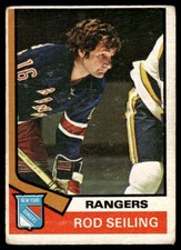 1974-75 O-Pee-Chee *C* Rod Seiling New York Rangers #102