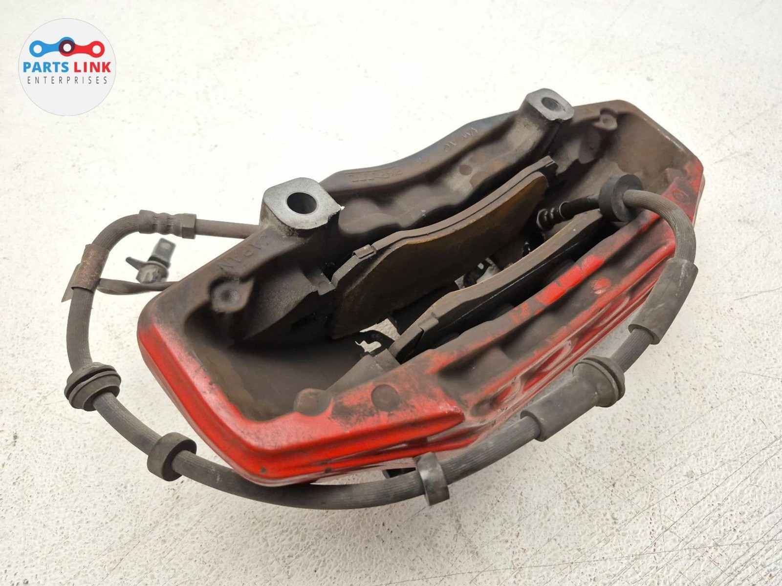 2016-20 BENTLEY BENTAYGA FRONT RIGHT BRAKE CALIPER RED 6 POT OEM 6.0L 636 ASSY